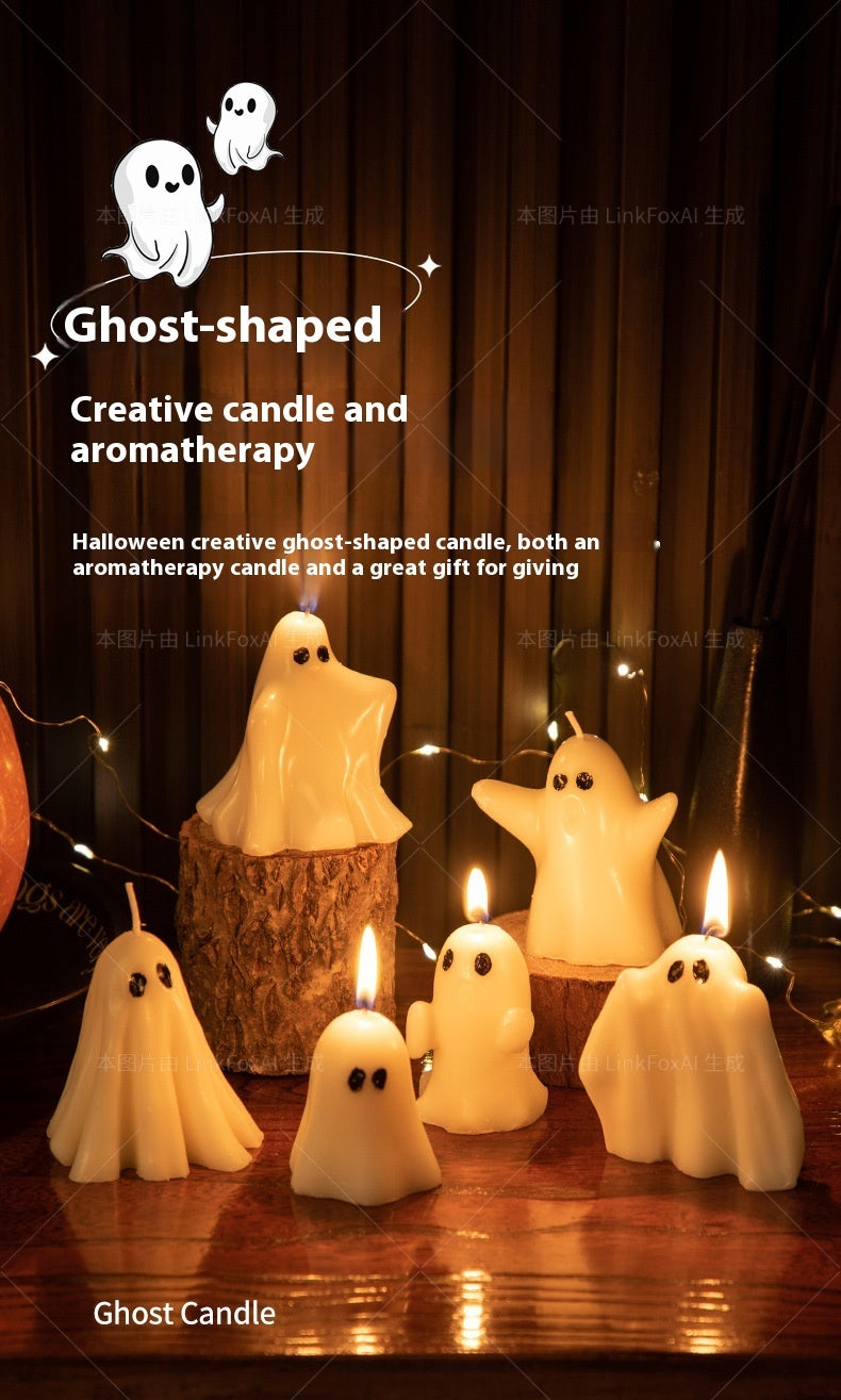 Halloween Cute Ghost Scented Candle – INS Style Home Decor & Festive Gift