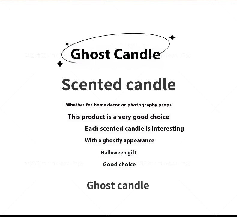 Halloween Cute Ghost Scented Candle – INS Style Home Decor & Festive Gift